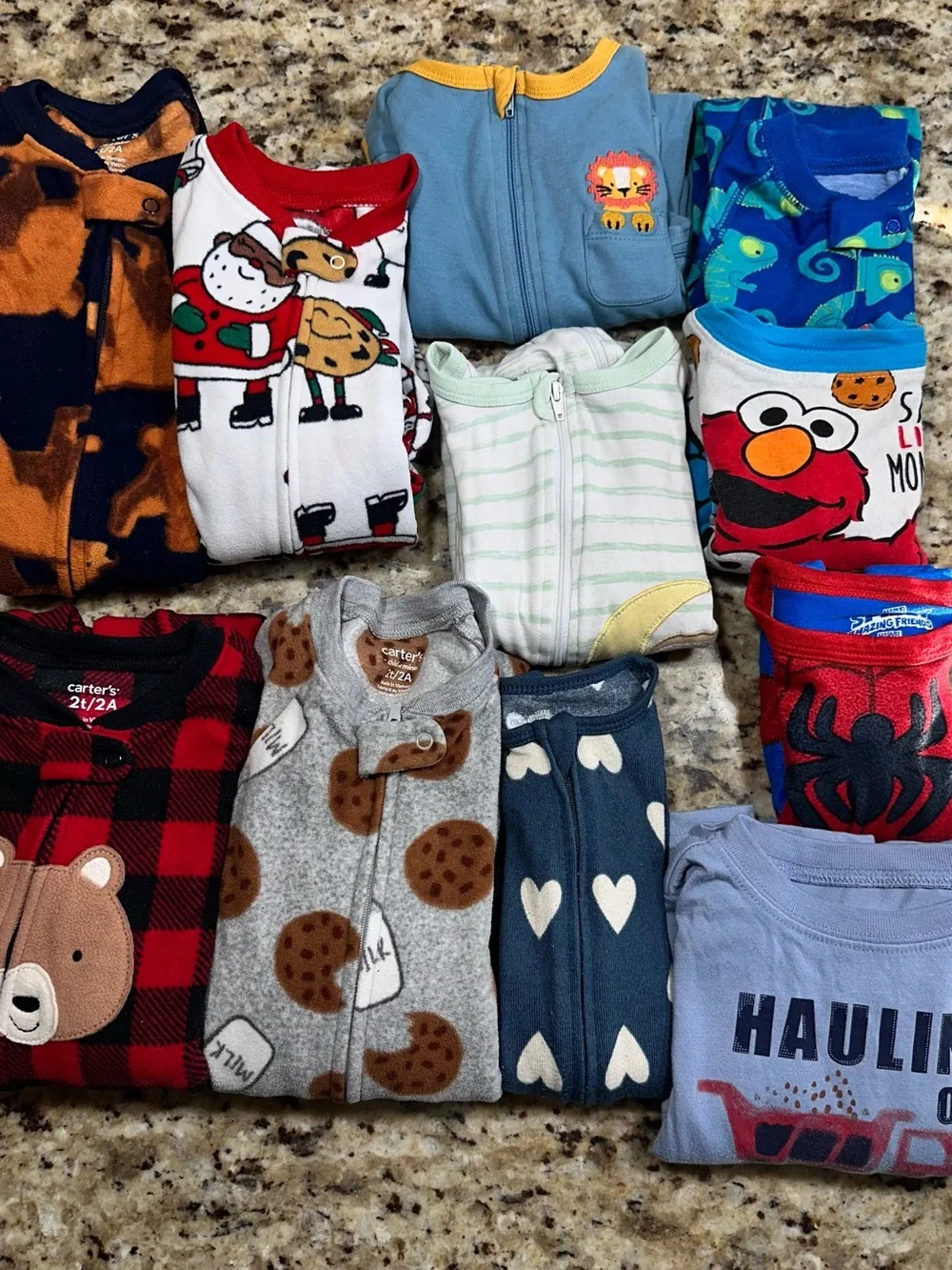 2T Boy Pajamas Bundle